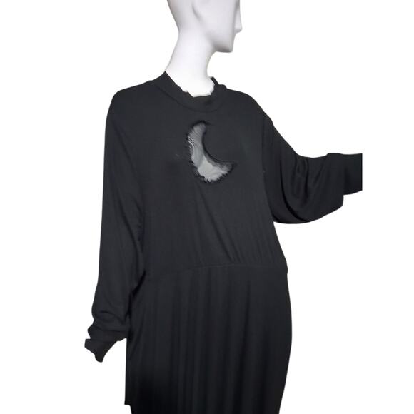 Hot Topic Celestial Moon Womens size 5X Ribbed Whimsigoth Witchy Fairygoth Dress - Picture 4 of 10